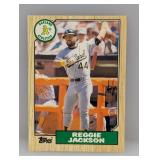1987 Topps Traded Tiffany Reggie Jackson 52T Edges
