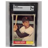 1961 Topps #435 Orlando Cepeda (Rare) HOF SGC 7