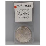 1oz .999 Silv Buffalo Round