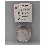 1oz .999 Silv Buffalo Round