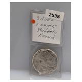 1oz .999 Silv Buffalo Round