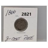 1866 Three Cent Piece