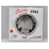 1oz .999 Silv Buffalo Round
