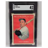 1961 Topps #472 Yogi Berra MVP (51,54,55) SGC 4