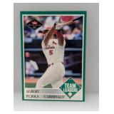 2001 Fleer Platinum Albert Pujols RC Team Leader