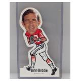 1972 NFLPA VINYL STKRS Football John Brodie