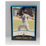 2001 Bowman Albert Pujols RC Facsimile Signature