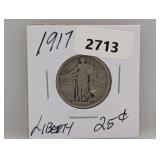 1917 90% Silv Liberty Quarter