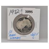 1972-D .625 Silv Germany 10 Mark