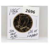 1985 24KT Gold Layered JFK Half $1