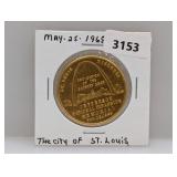 Gateway Arch Dedication Ceremony Medallion