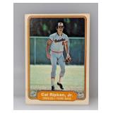 1982 Fleer Cal Ripken Jr Rookie #176 Crease