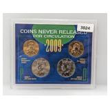 2009 Coins Never Released for Circulation