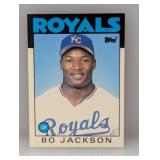 1986 Topps Traded Bo Jackson RC # 50T Edges