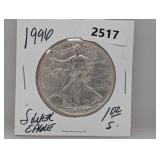 1996 1oz .999 Silv Eagle $1 Dollar
