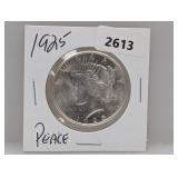 1925 90% Silv Peace $1 Dollar