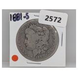 1881-S 90% Silv Morgan $1 Dollar