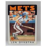 1986 Topp Lenny Dykstra RC #53 Edges/Corners