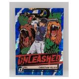 2021 Donruss Blue 144/249 Christian Yelich Unl20