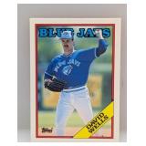 1988 Topps Traded David Wells RC #128T Edges