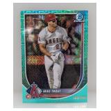 2025 Bowman Mike Trout #169/299 Aq20ua Mojo