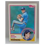 1983 Topps Mike Moore #209 Crease/Edges/Stain