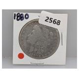 1880 90% Silv Morgan $1 Dollar