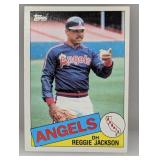 1985 Topps Reggie Jackson #200 Stain