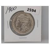 1900 90% Silv Morgan $1 Dollar