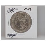 1885-O 90% Silv Morgan $1 Dollar