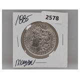 1885 90% Silv Morgan $1 Dollar