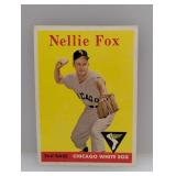 1958 Topps Nellie Fox #400 Creases/Edges/Stains
