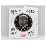 1973-S PF JFK Half $1 Dollar