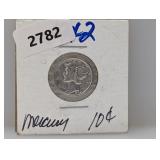 1942-S 90% Silv Mercury Dime
