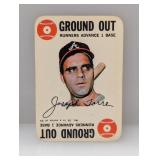1968 Topps Game Cards Joe Torre HOF 31 Damage