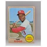 1968 Topps Curt Flood #180 Corners