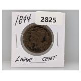 1844 Large One Cent