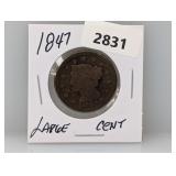 1847 Large One Cent