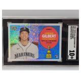 2021 Topps RC Logan Gilbert Holofractor/99 SGC 10
