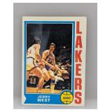 1974 Topps Jerry West #176 Stain