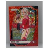 2024 Prizm Red Sparkle SP Brock Purdy 249
