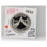 1988-S 90% Silv US Olympics Comm $1