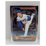 2024 Topps Chrome Yoshinobu Yamamoto Rookie #18