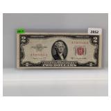 1953-B Red Seal $2 US Note