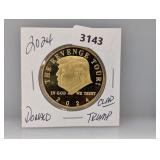 2024 Gold Layered Trump Medallion