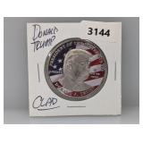 Donald Trump Clad Medallion
