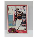 1981 Topps #254 Ozzie Smith HOF Edge