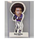 1972 NFLPA VINYL STKRS Football Dick Gordon