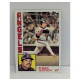 1984 Topps #100 Reggie Jackson HOF Edges
