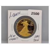 24KT Gold Very Thin Layered Comm Copy